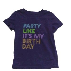 Blue CAT & JACK Birthday T-Shirt